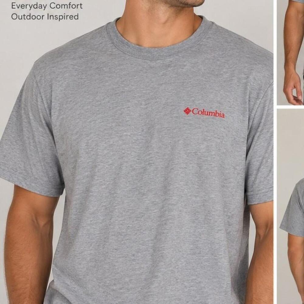 Gray columbia sportswear t shirt in